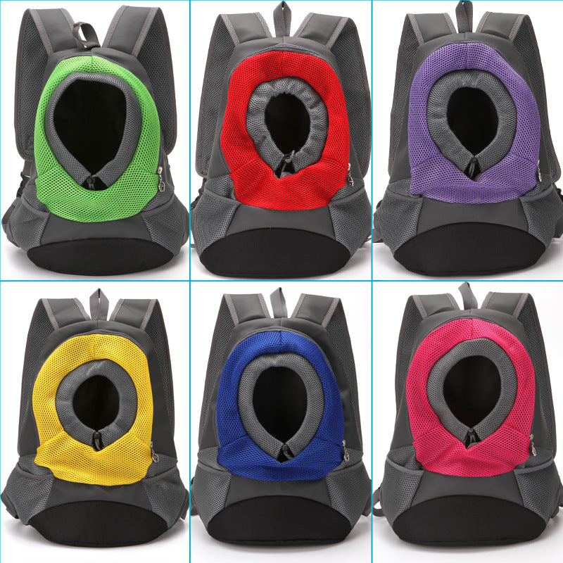 Pet backpack, dog shoulder bag,dog out convenient travel dog bag, pet supplies