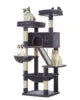 Discount Modern Large Luxury Cactus Cat Tree & Scratcher with Sisal Scratching Post Plush Cat House Customized Wood Cat Tower
