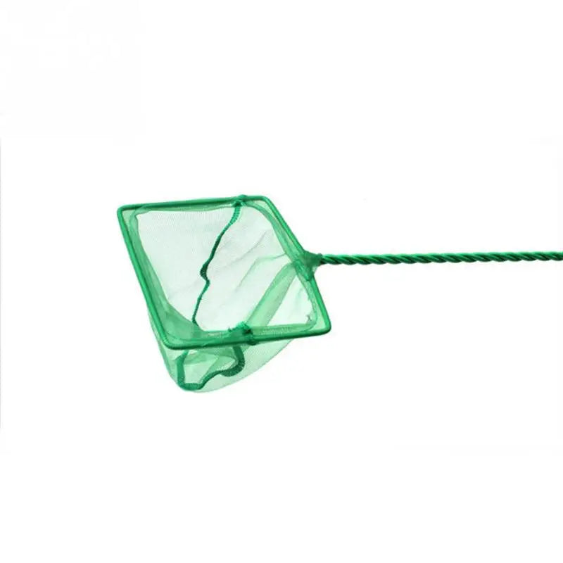 Portable Fish Net with Long Handle, Square Shaped Aquarium Accessories, Fish Tank Landing Net,  Net Fish, Floating Objects Cleaning Tool
