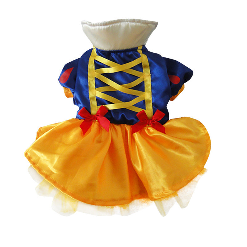 Dog Clothes, Snow White Halloween Costume, Pet Dog Clothes,  Pet Costume