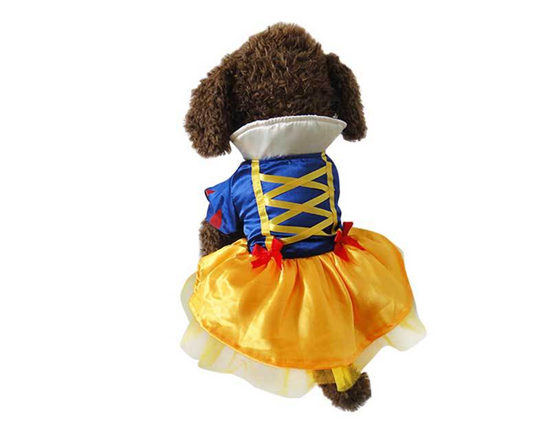 Dog Clothes, Snow White Halloween Costume, Pet Dog Clothes,  Pet Costume