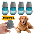 New Dog Shoes-Cross Border Pet Mesh, Breathable Dog Shoes, Non-Slip Wear-Resistant, Heat-Insulating Pet Shoes