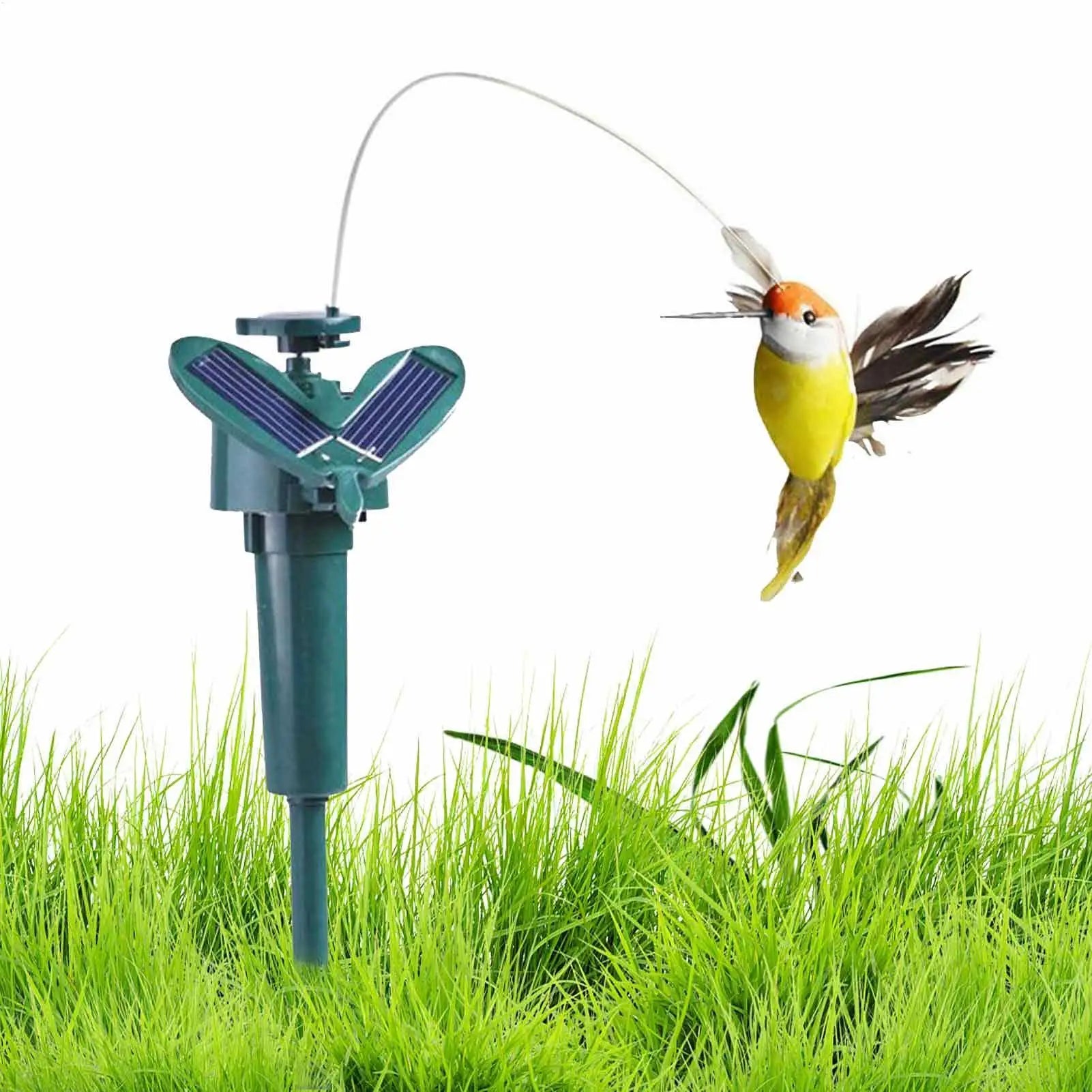 Creative, Auto Flying, Solar Hummingbird, Outdoor Simulation, Artificial Feather Color Birds, Indoor Courtyard, Garden, Decoration