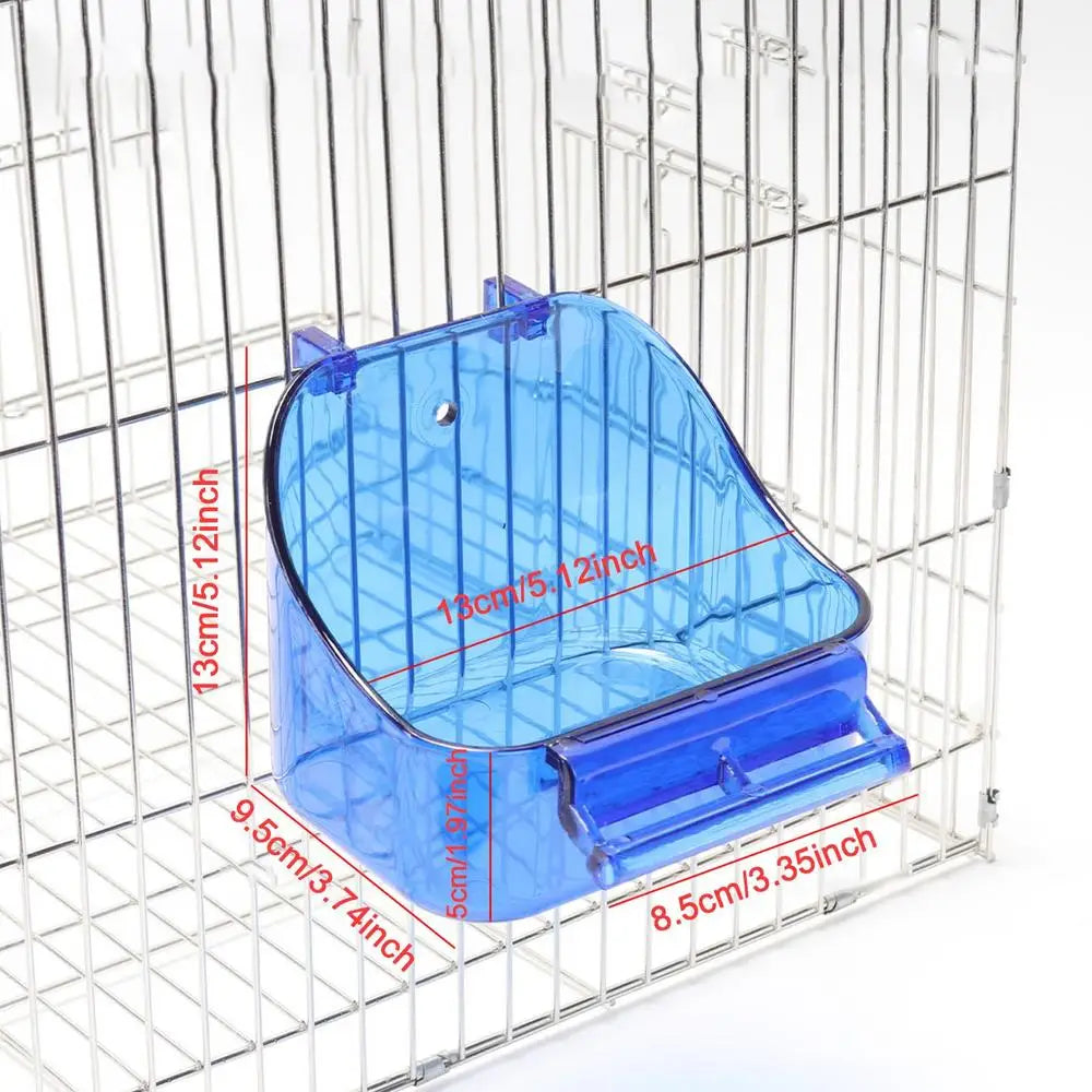 Bird Bath for a Parrot Bathing Tub, Bird Cage Bath, Bird Bathtub Pool ,Convenient, Thick Sturdy for Cockatiel, Parrots, and Small Birds