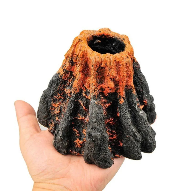 Aquarium Accessories, Resin Crafts, Simulation Artificial Volcano, Rockery Fish Tank Decor, Pet Supplies Ornament   Home Decoration