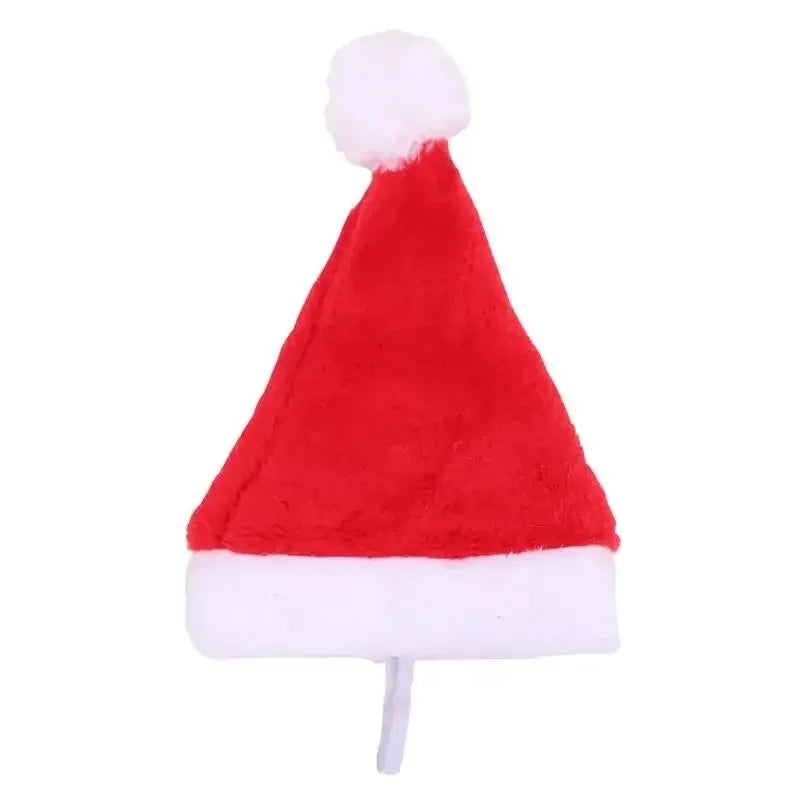 1-20PCS Christmas Pet Hat Small Dog Santa Costume Cosplay Outfit Festive Pet Clothes New Year Holiday Party Decoration Supplies