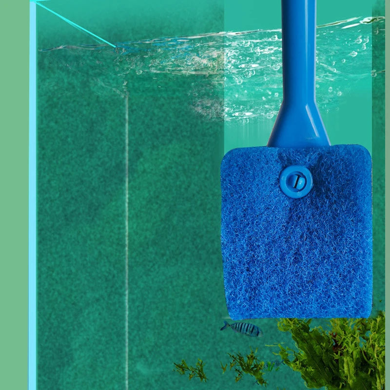 Fish Tank Glass Cleaner, Plant Cleaning Brush, Floating, Cleaning, Window Algae Scraping Sponge, Accessories, Aquarium Fish Tank Cleaning tool