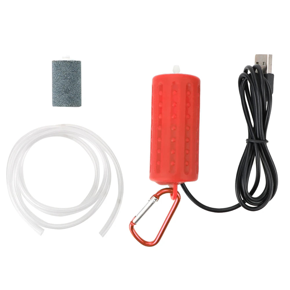 Fish Tank Accessories, Mini USB Mute Energy Saving Supplies, Aquatic Terrarium Filter Aquarium, Fish Tank, Oxygen Air Pump Portable