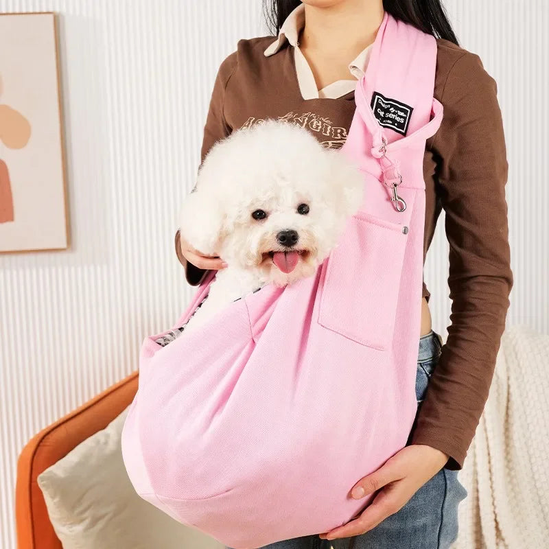 Comfortable Dog Crossbody Shoulder Bag Pet, Bag Outdoor Travel, Portable Cat Puppy Sling Carrier Bag Pet Carrying Supplies