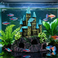 Resin Castle Aquarium Decoration | Fish Tank Cave Shelter & Hideout Ornament