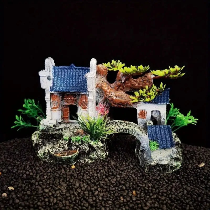 Small Fish Tank Accessories, Aquarium Decoration, Ornament Fish Tank Aqua Scaping Decorations
