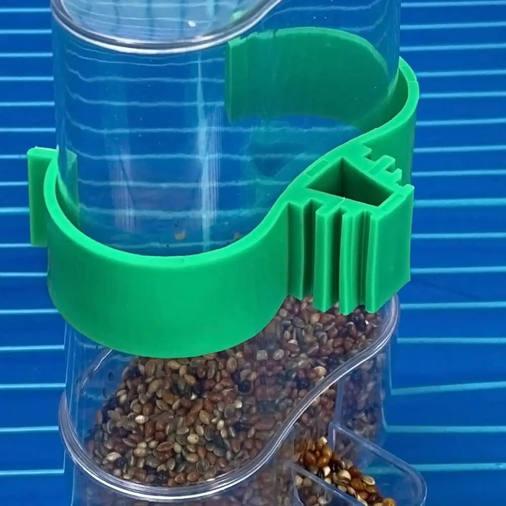 Automatic Bird Water Dispenser, Bird Drinking, Feeder, Transparent Bird Cage Water Fountain for Budgie Cockatiel, Lovebirds, Canary