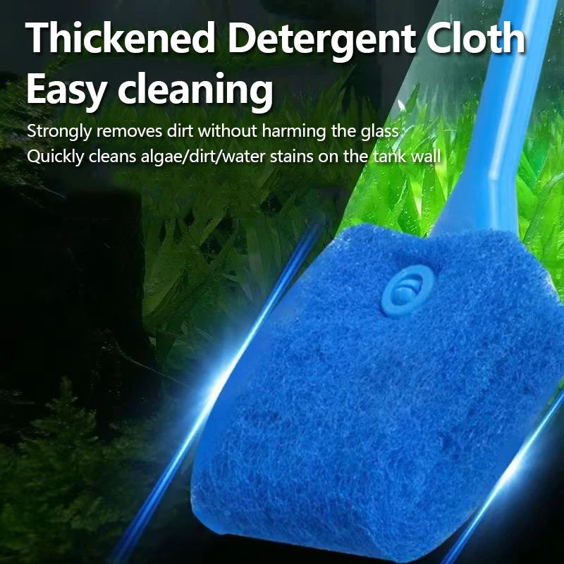 Fish Tank Glass Cleaner, Plant Cleaning Brush, Floating, Cleaning, Window Algae Scraping Sponge, Accessories, Aquarium Fish Tank Cleaning tool