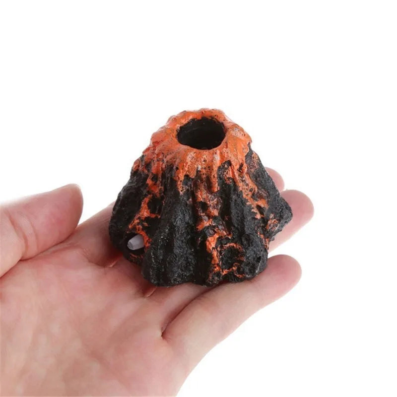 Aquarium Accessories, Resin Crafts, Simulation Artificial Volcano, Rockery Fish Tank Decor, Pet Supplies Ornament   Home Decoration