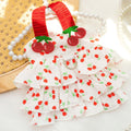 Pretty Pet Dress for Dogs & Cats - Layered Cake Style Printed Clothes, Small Medium Breed Apparel, Adorable Summer Outfit and an adorable costume Halloween costume.