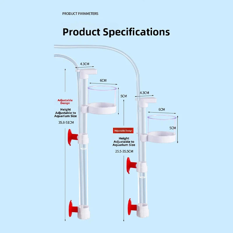 Fish Waste Collector Aquarium Bottom Poop Cleaner Water Circulation Filter System Siphon Gravel Vacuum Separator Cleaning Tool