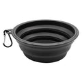 Folding Portable Silicone Dog Feeder, Bowl 2-in-1 Pet Dispenser for Outdoor Travel, Food And Water Container for Dogs And Cats