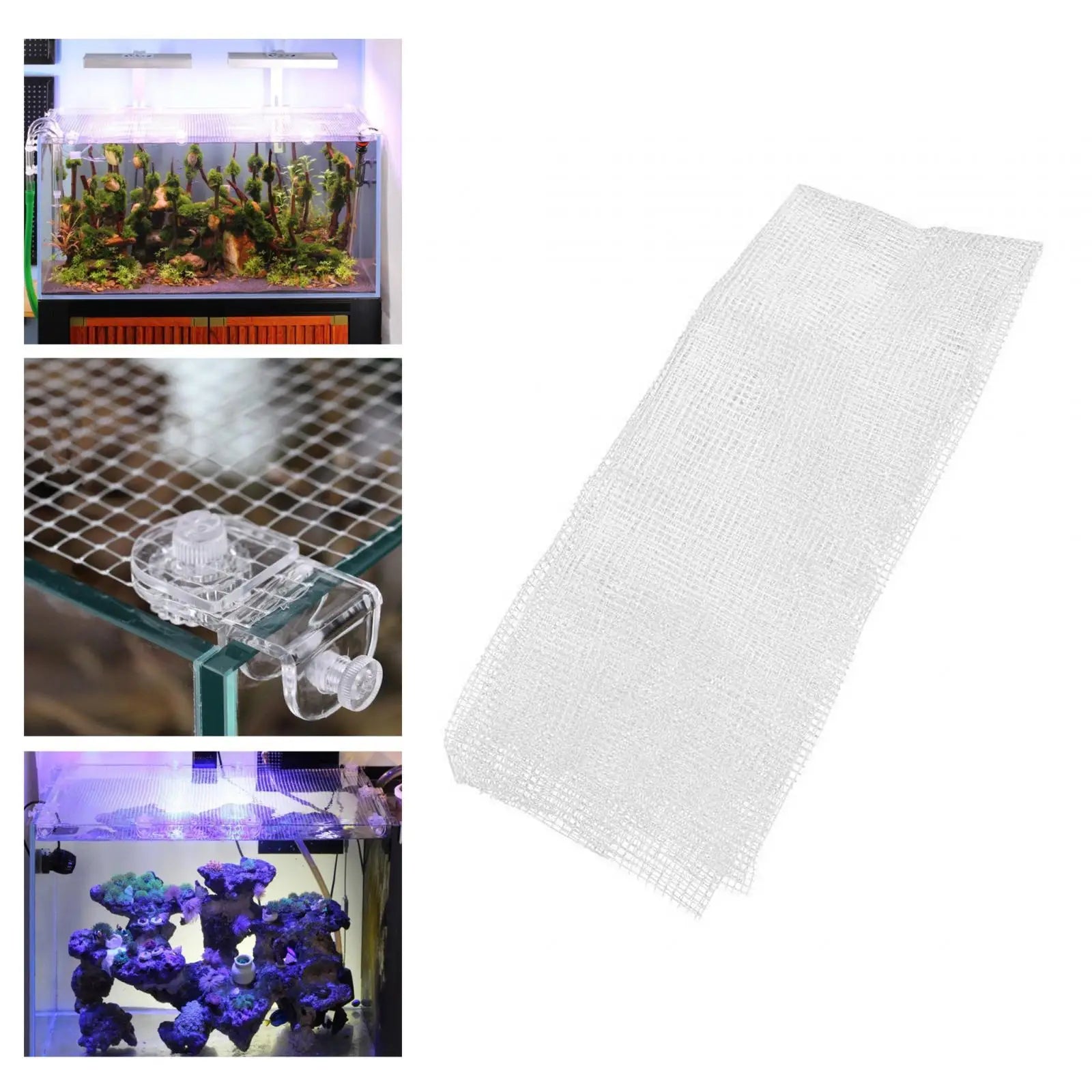 Aquarium Cover, Fish Tank, DIY Fish Netting Accessories, Anti-jumping, Mesh Screen, Multifunction, Balcony ,Cat Netting