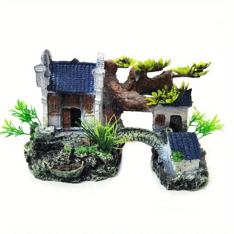 Small Fish Tank Accessories, Aquarium Decoration, Ornament Fish Tank Aqua Scaping Decorations