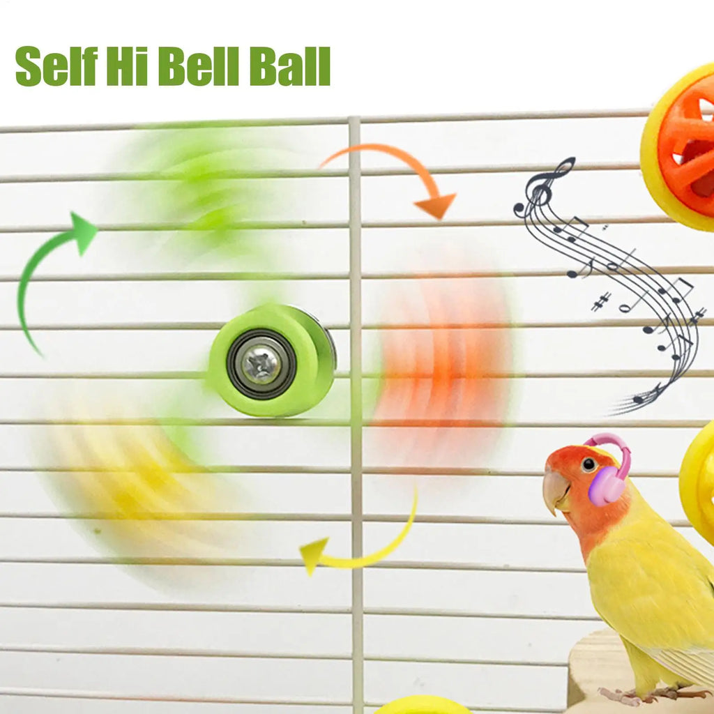 Bird Toys, Interactive, Rotating Windmill Toy Bird Cage, Toy For Parrots, Rotating For Stimulation, Entertainment, Play Chewing toy