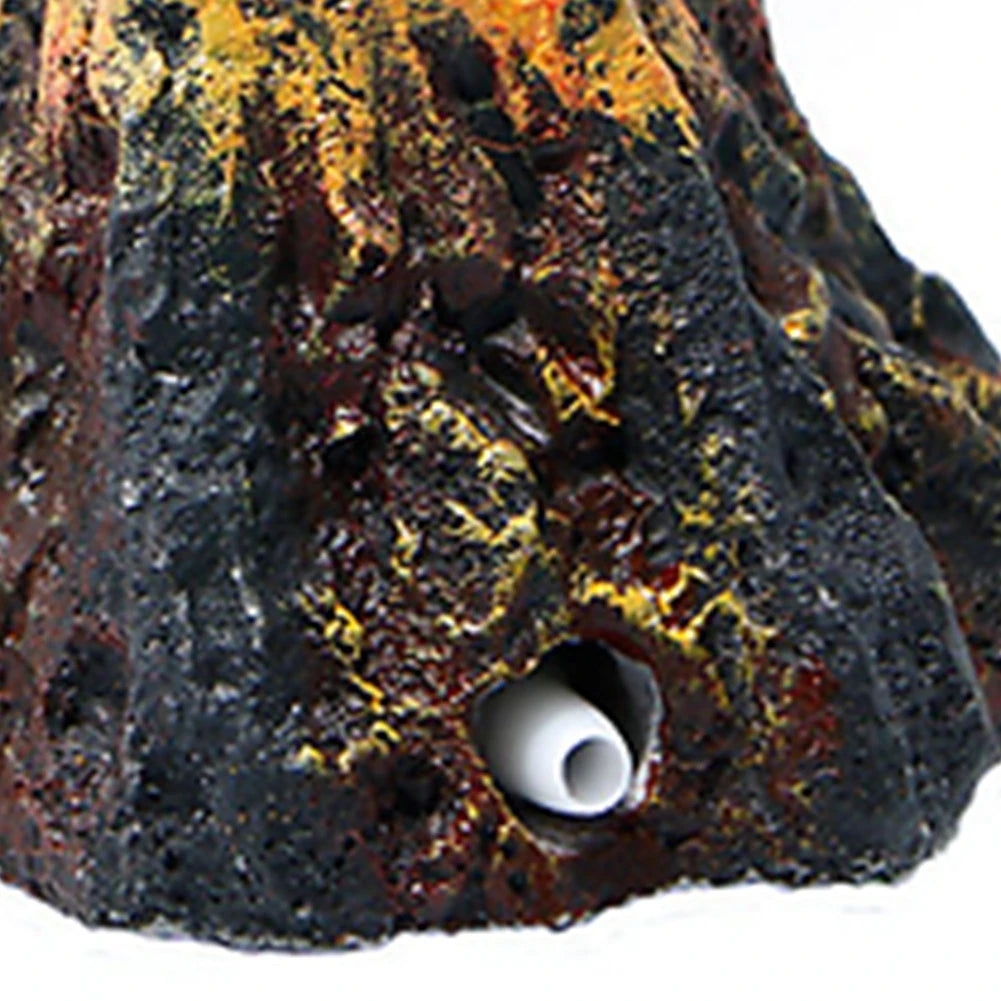 Fish Tanks Landscaping Simulation Volcano Aquarium Accessories Rockery Aerator For Aquarium Pump Bubble Stone Oxygenation Tools