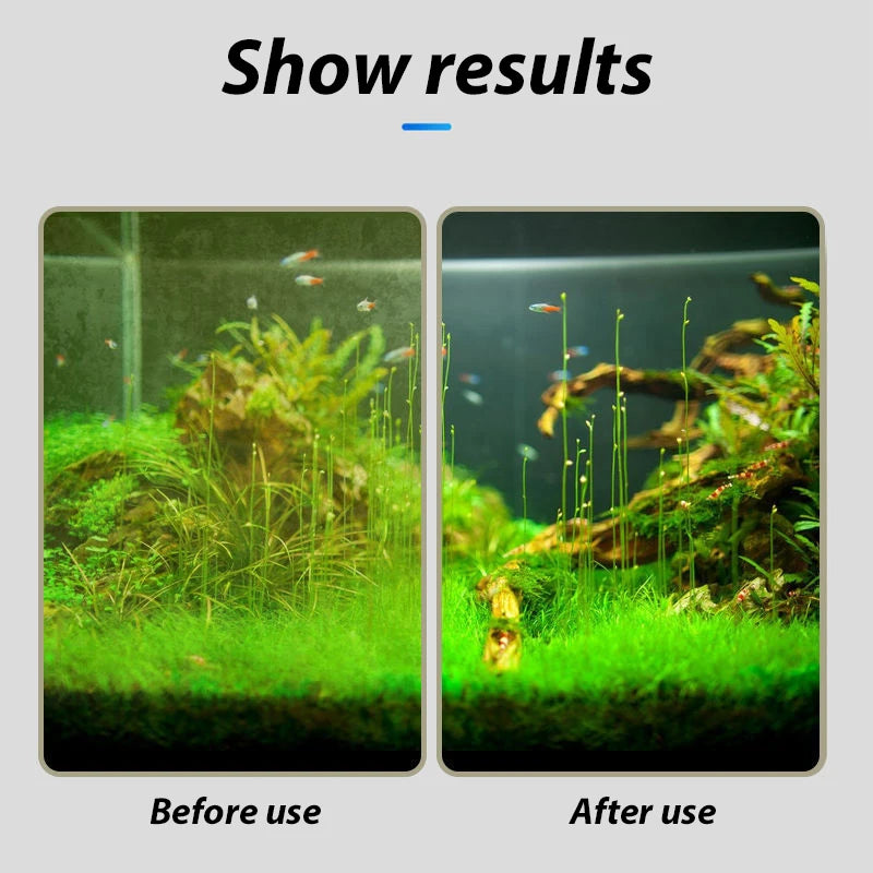 High Quality Aquarium Fish Tank Cleaning Tools Floating Algae Scraper Sponge Plant Cleaning Brushes for Glass Window