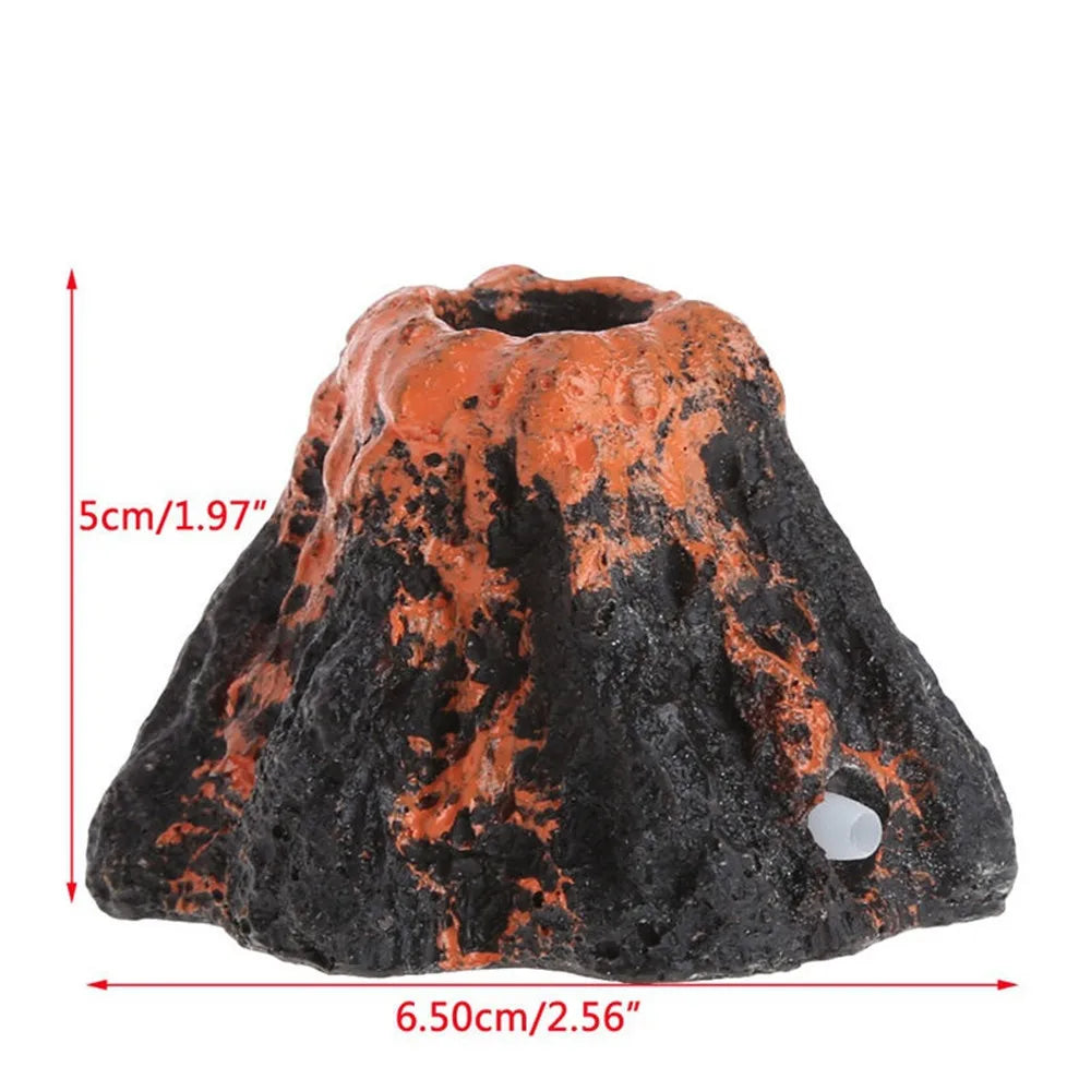 Aquarium Accessories, Resin Crafts, Simulation Artificial Volcano, Rockery Fish Tank Decor, Pet Supplies Ornament   Home Decoration