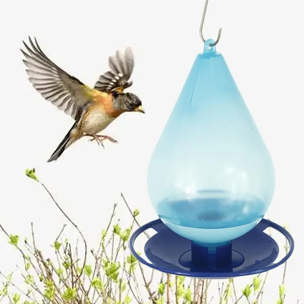 New Bird Flower Shaped Hanging Bird Feeder, Birdbath For Garden Outdoor, Decoration,Yard ,Farm Supplies, Hummingbird Feeder Supplies