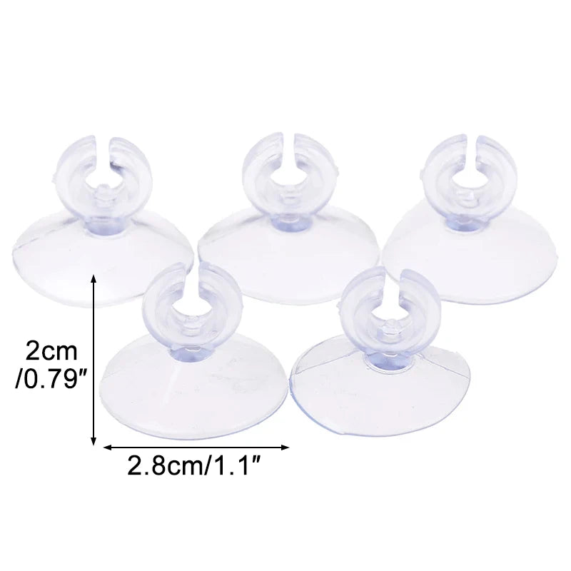Aquarium Air Pump Accessories Kit with Air Stone Bubble Aerator, Check Valves, Suction Cups, Air Tube for Fish Tank Oxygen Pump