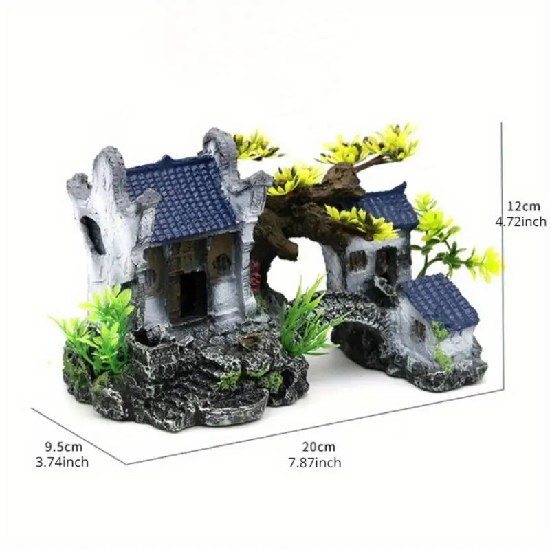 Small Fish Tank Accessories, Aquarium Decoration, Ornament Fish Tank Aqua Scaping Decorations