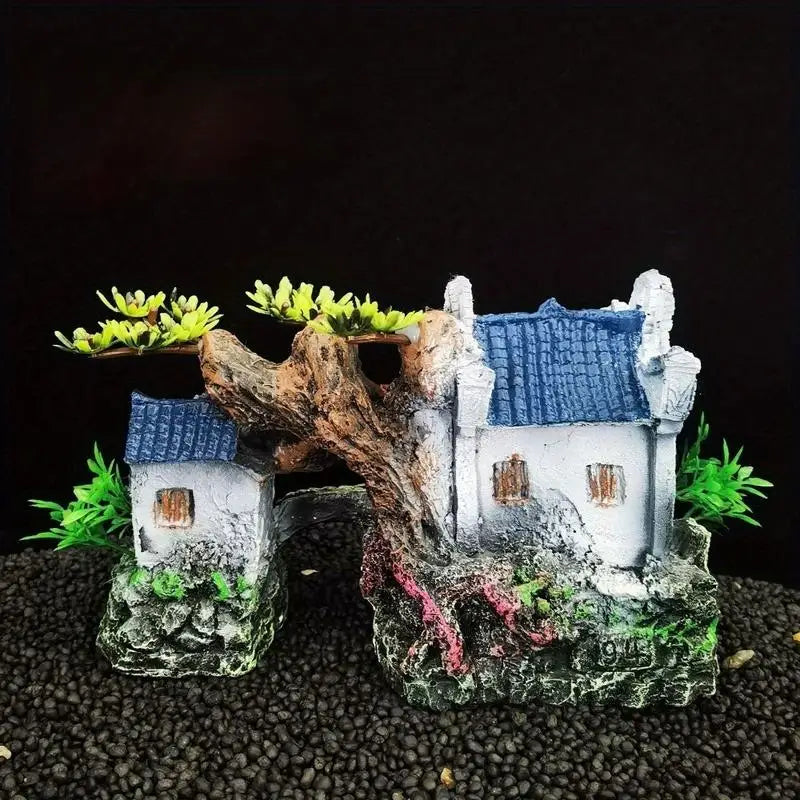 Small Fish Tank Accessories, Aquarium Decoration, Ornament Fish Tank Aqua Scaping Decorations