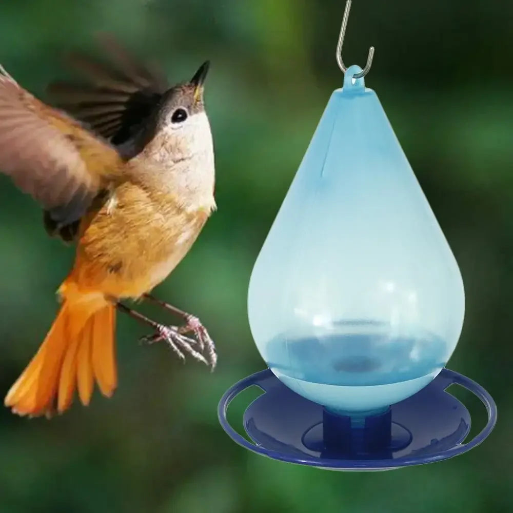 New Bird Flower Shaped Hanging Bird Feeder, Birdbath For Garden Outdoor, Decoration,Yard ,Farm Supplies, Hummingbird Feeder Supplies