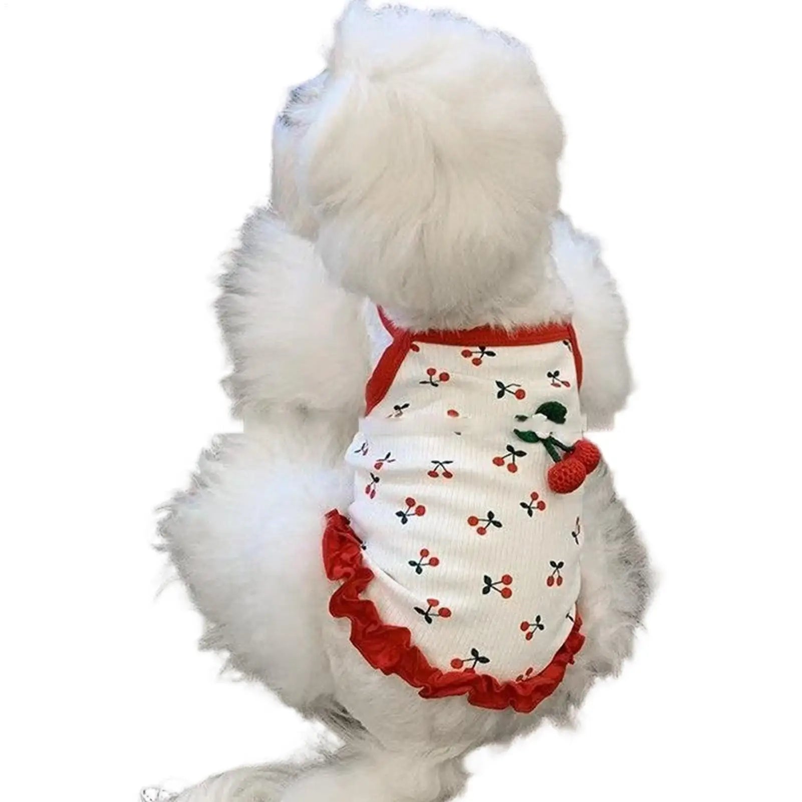 Pet Vest, Cat Clothing, Cute Dog Clothing for Small Dog, Cherry Dog Vest for the summer, Summer Breathable Vest, Breathable Soft, Pet Clothes