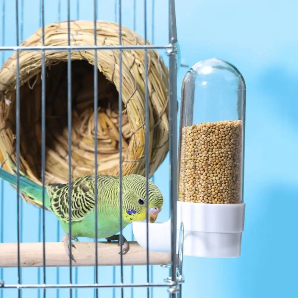 Splash Proof Water Bowl Bird Trough Pet Food Dispenser Parrot Supplies Bird Feeder Bird Drinker feeding & watering supplies