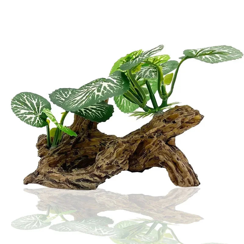 Aquarium Ornaments, Simulation Plants, Fish Tank Landscaping Decorations, Plastic Water Plants, Flowers, Trees, Rocks,and Accessories