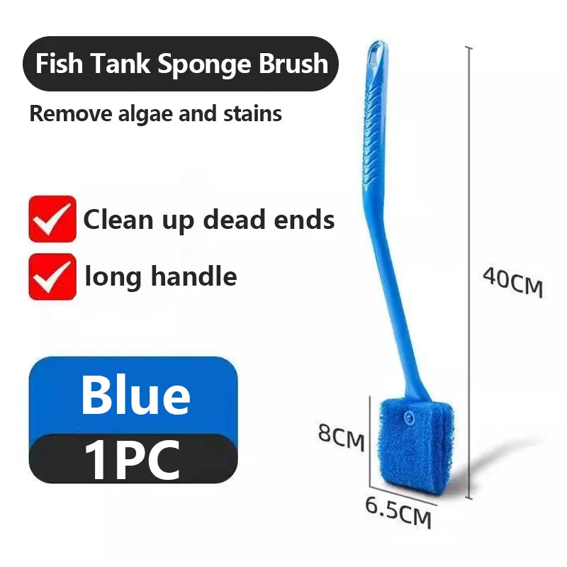 Fish Tank Glass Cleaner, Plant Cleaning Brush, Floating, Cleaning, Window Algae Scraping Sponge, Accessories, Aquarium Fish Tank Cleaning tool