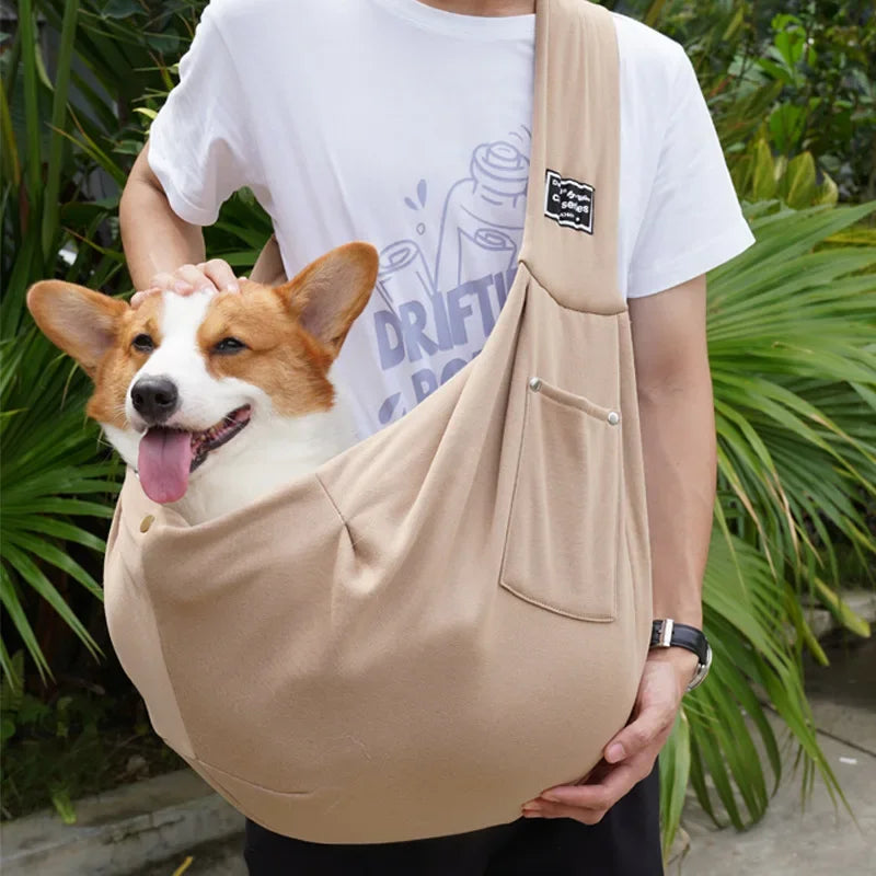 Comfortable Dog Crossbody Shoulder Bag Pet, Bag Outdoor Travel, Portable Cat Puppy Sling Carrier Bag Pet Carrying Supplies