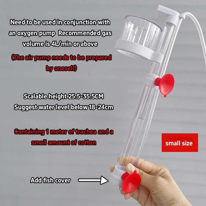 Fish Waste Collector Aquarium Bottom Poop Cleaner Water Circulation Filter System Siphon Gravel Vacuum Separator Cleaning Tool