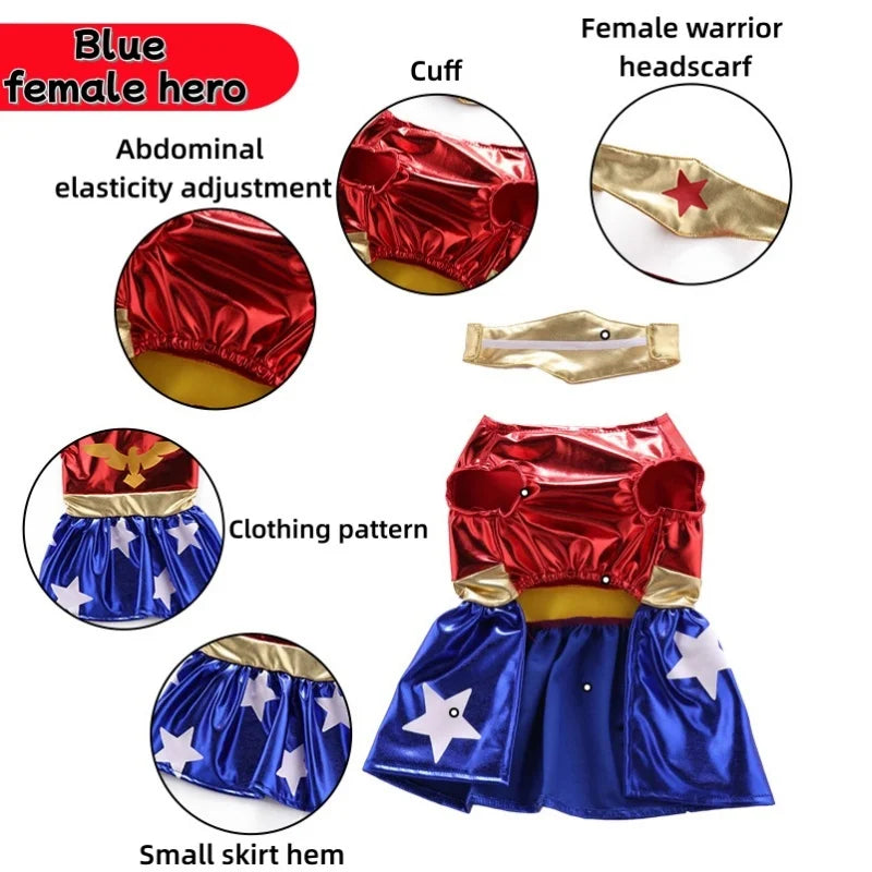 Various Christmas and Halloween Costumes.  We have everything from a  Princess Skirt,  Bat Print Costume, Fashion Bow Dresses, and Fancy Pet Outfits. Fits cats, dogs and puppies.