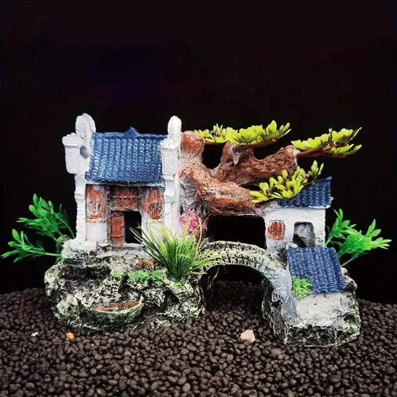 Small Fish Tank Accessories, Aquarium Decoration, Ornament Fish Tank Aqua Scaping Decorations