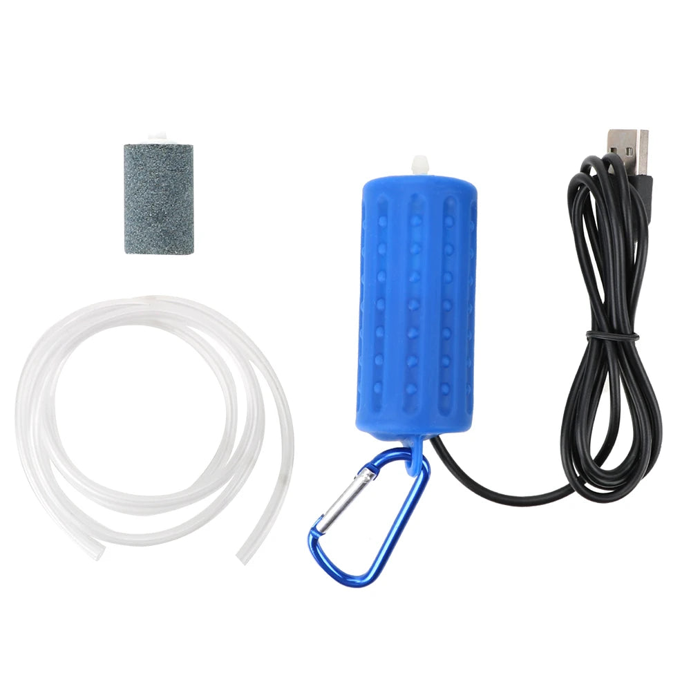 Fish Tank Accessories, Mini USB Mute Energy Saving Supplies, Aquatic Terrarium Filter Aquarium, Fish Tank, Oxygen Air Pump Portable