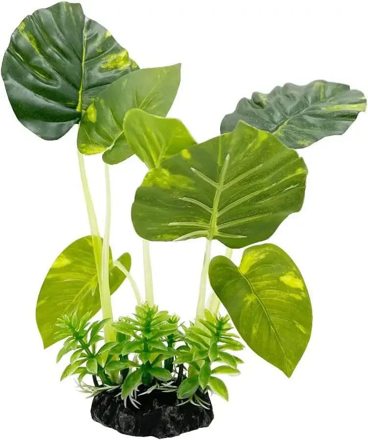 Aquarium Ornaments, Simulation Plants, Fish Tank Landscaping Decorations, Plastic Water Plants, Flowers, Trees, Rocks,and Accessories
