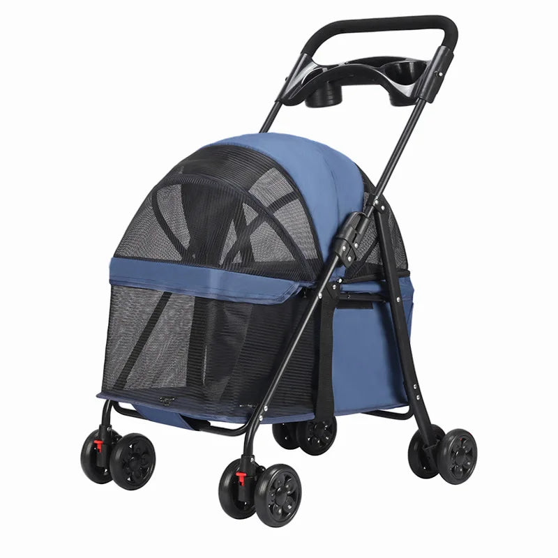 Pet Stroller, Cart for Cats, Small Dogs, ,Teddy Cart Out Lightweight Folding Pet Products