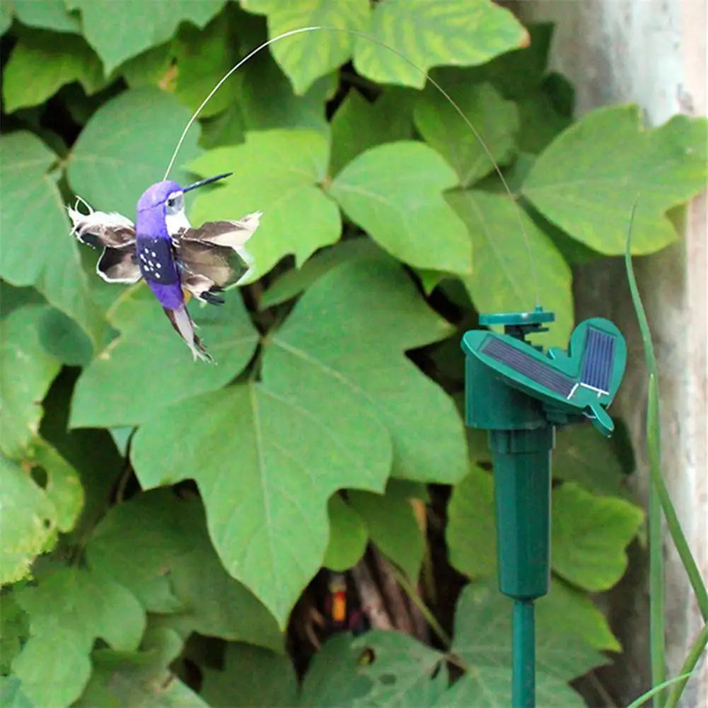 Creative, Auto Flying, Solar Hummingbird, Outdoor Simulation, Artificial Feather Color Birds, Indoor Courtyard, Garden, Decoration
