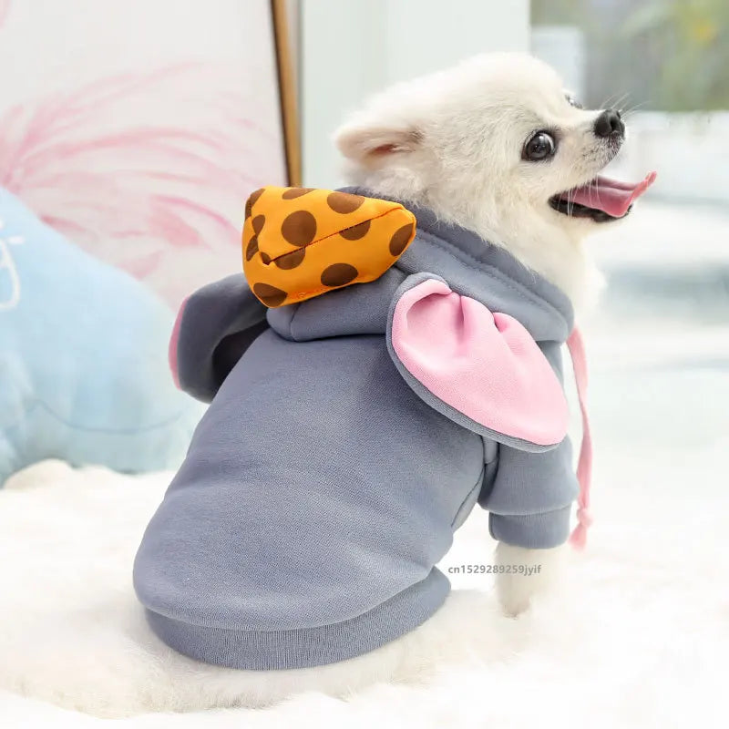 Warm Costume Coat for your fur babies!  Dog, Cat Hoodies for a cozy sweater, costume, Outfit,  Clothes Halloween, Perfect for the cooler weatherr use in Autumn and Winter.