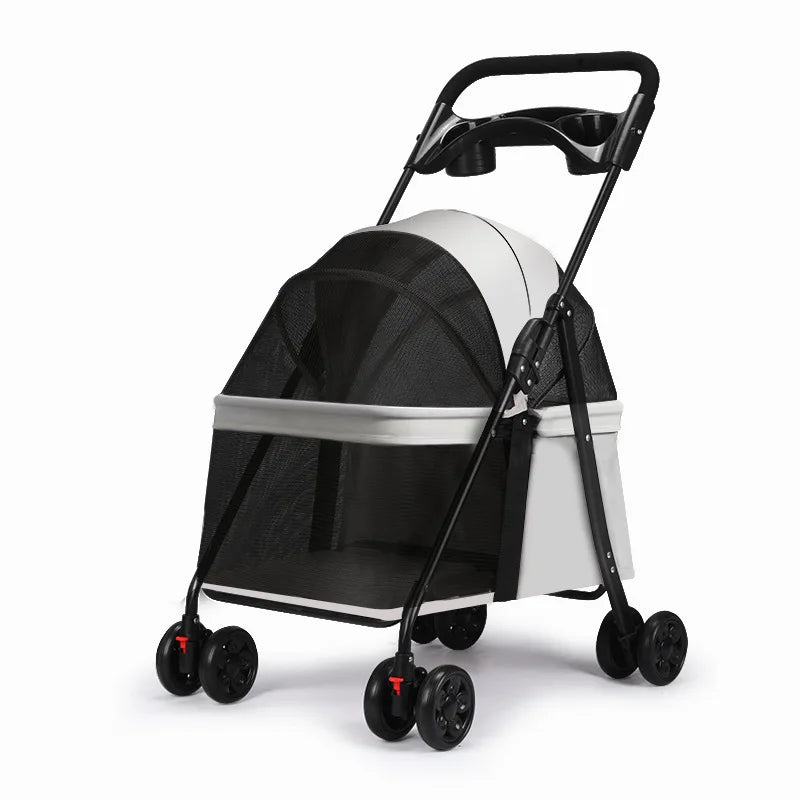 Pet Stroller, Cart for Cats, Small Dogs, ,Teddy Cart Out Lightweight Folding Pet Products