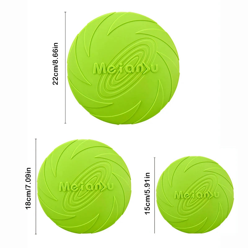 Dog Toys, Silicone Flying Disc, Fashion Multicolor, Resistant Chew Toys, Puppy Outdoor Game Training, Interactive Supplies