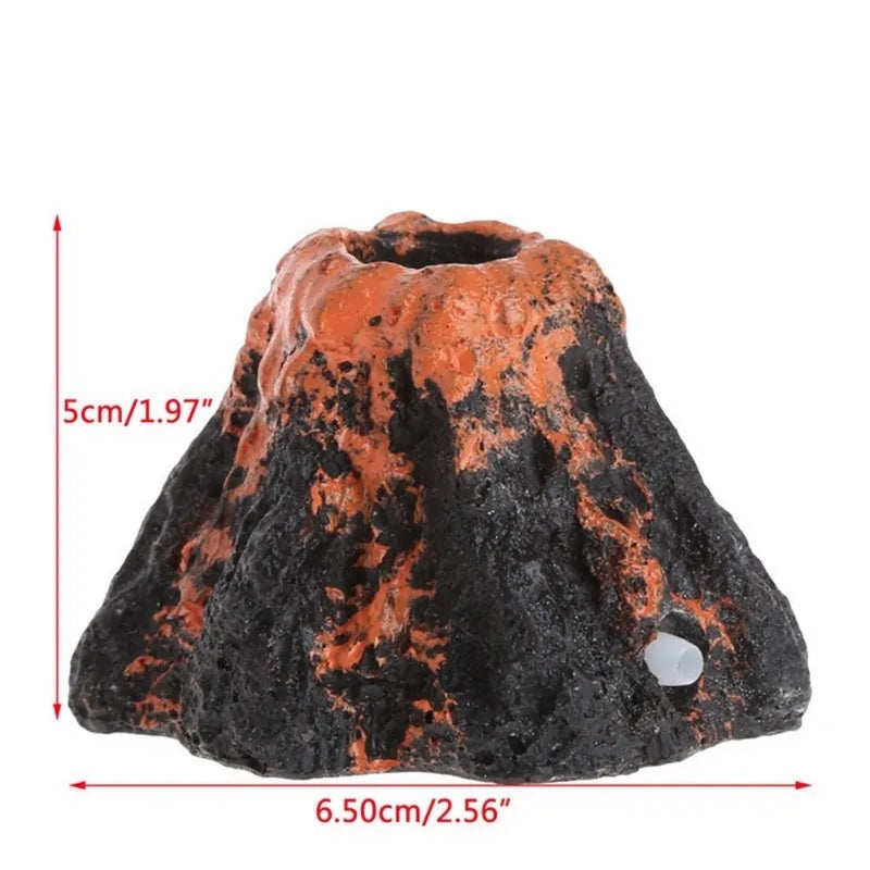 Aquarium Accessories, Resin Crafts, Simulation Artificial Volcano, Rockery Fish Tank Decor, Pet Supplies Ornament   Home Decoration