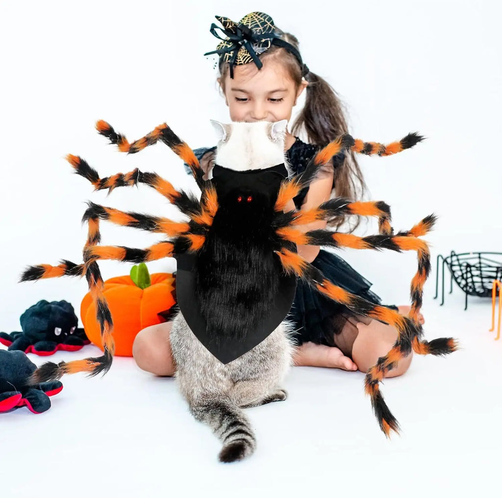 Halloween LED Lighting Spider Dog Costume, Pet Costumes, Funny  Cosplay Accessories, Unique Doggy Dress Up Party Clothes