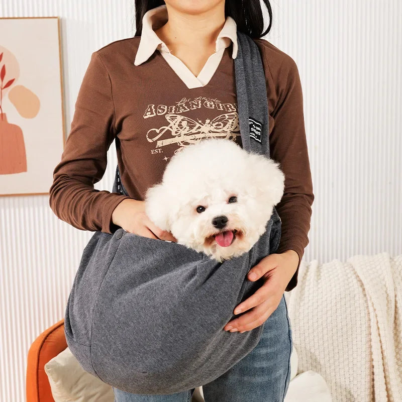 Comfortable Dog Crossbody Shoulder Bag Pet, Bag Outdoor Travel, Portable Cat Puppy Sling Carrier Bag Pet Carrying Supplies